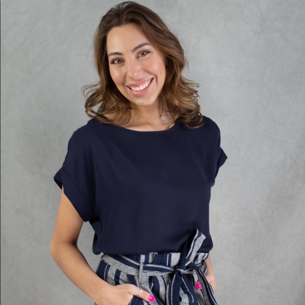 Navy Blouse
